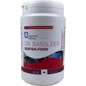 Solange Der Vorrat Reicht Dr. Bassleer Biofish Food ACAI M, 60 g